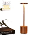 Miniatyrbild 1 av 2: LED Bordslampa, Touch-typ, Steglös Dämpning, Tre Färgtemperaturer,Roséguld