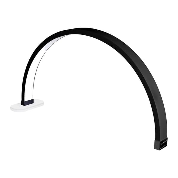 LED Skrivebord Neglelampe, Bi-farvet 3200K-5600K, Trinløs Dæmpning, Forskellige Farver,sort P45W