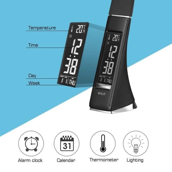 WILIT U2 5W LED skrivbordslampa med dimbar skärm