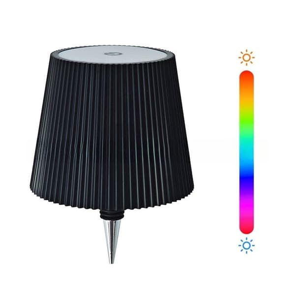 OBOSOE ladattava lampunvarjostin pullolle LED- ja 3 väritilalla