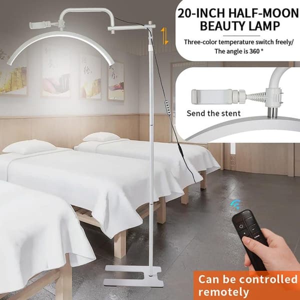 OBOSOE Half Moon Arch Bordlampe til Manicure / Eyelash Extension 320° Justerbar