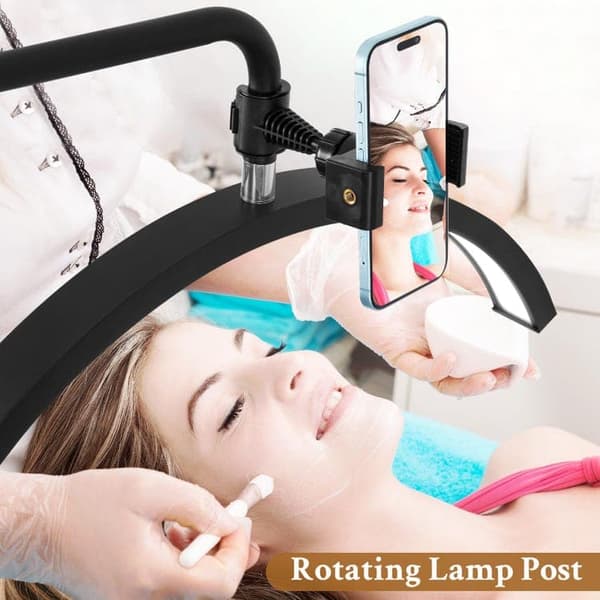 OBOSOE Half Moon Arch Bordlampe til Manicure / Eyelash Extension 320° Justerbar
