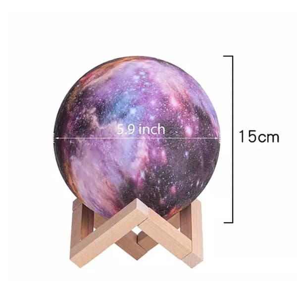 Månlampa -16 färger - LED-touchfunktion och Fjärrkontroll
