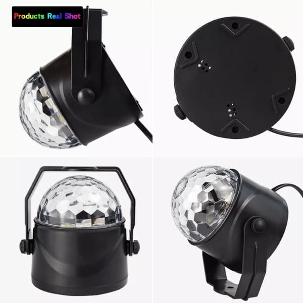 Roterande LED Disco Ball med fjärrkontroll