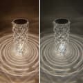 Miniatyrbild 5 av 9: Kristall Bordslampa med touchfunktion