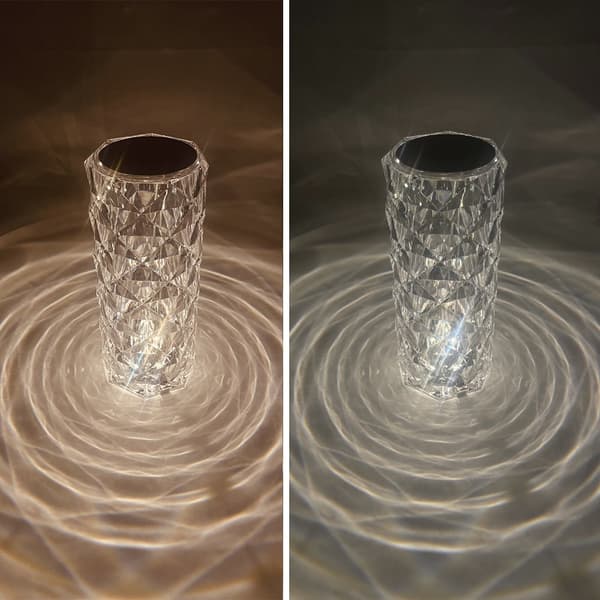 Kristall Bordslampa med touchfunktion