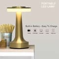 Miniatyrbild 3 av 5: Touch LED Bordslampa med USB-laddning