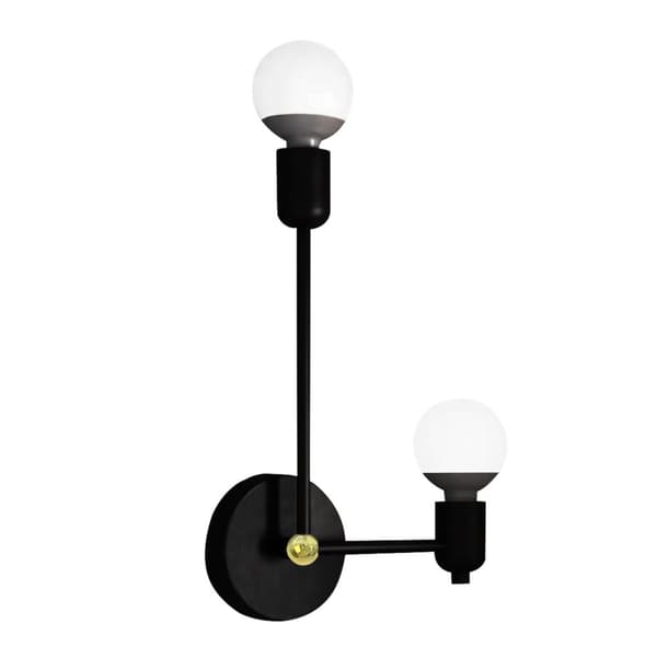 VÄGGLAMPA TOOLIGHT APP1707-2W SVART
