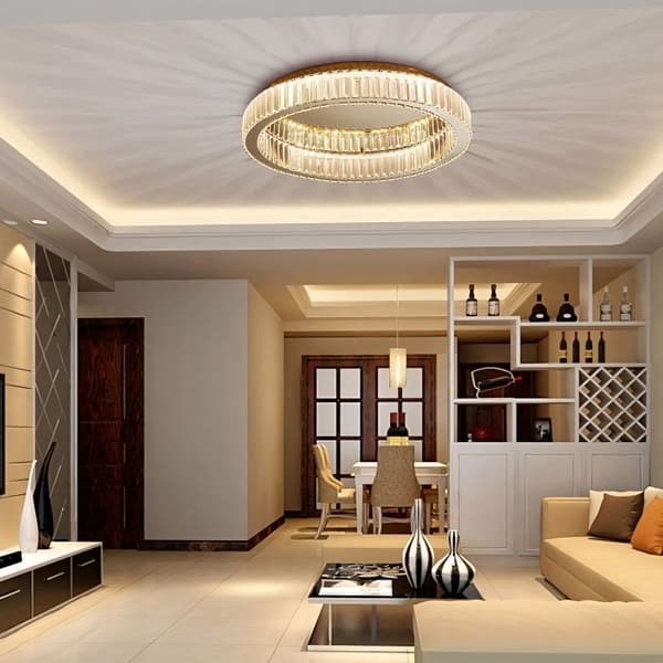 PLAFOND LAMPA TOOLIGHT APP1722-C BORSTA GULD 50CM