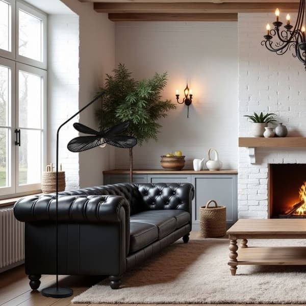 GOLVLAMPA TOOLIGHT APP1835-1F SVART