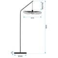Miniatyrbild 3 av 3: GOLVLAMPA TOOLIGHT APP1844-1F SVART