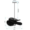 Miniatyrbild 4 av 4: PLAFOND LAMPA TOOLIGHT APP1828-1CP NATUR SVART