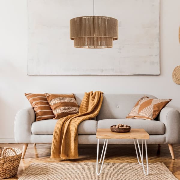 PLAFOND LAMPA TOOLIGHT APP1836-1CP NATUR SVART