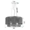 Miniatyrbild 4 av 4: PLAFOND LAMPA TOOLIGHT APP1837-1CP NATUR SVART