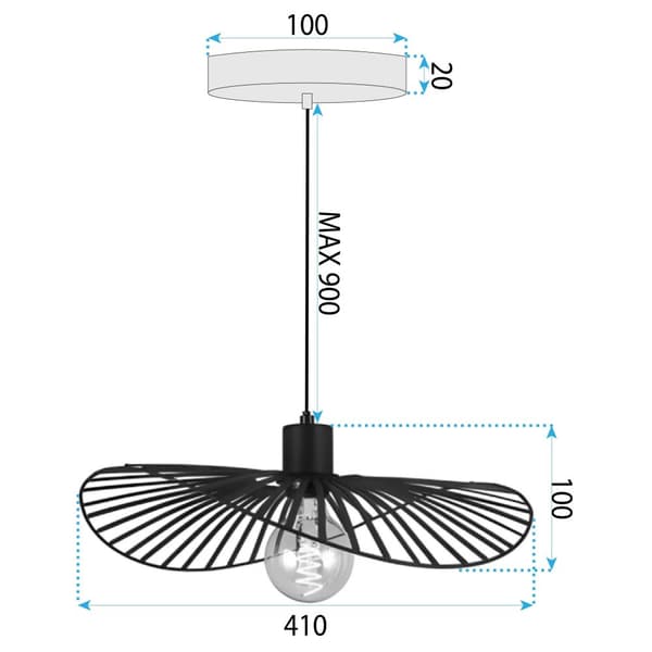 LOFTSLAMPE/LOFTSLAMPE TOOLIGHT APP1840-1CP SORT