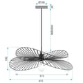 Miniatyrbillede 5 af 5: LOFTSLAMPE/LOFTSLAMPE TOOLIGHT APP1842-1CP SORT