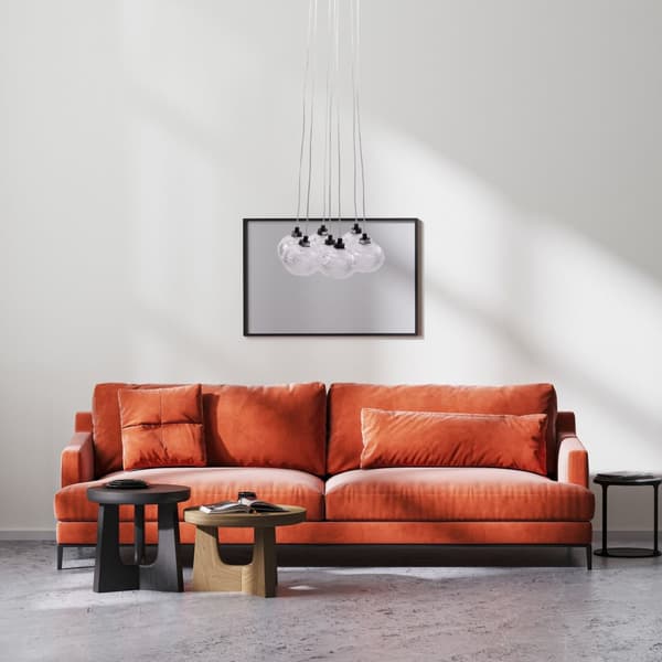 PLAFOND LAMPA TOOLIGHT MS020-7CP SVART