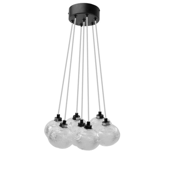 PLAFOND LAMPA TOOLIGHT MS020-7CP SVART