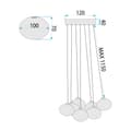 Miniatyrbild 8 av 8: PLAFOND LAMPA TOOLIGHT MS021-7CP KROM