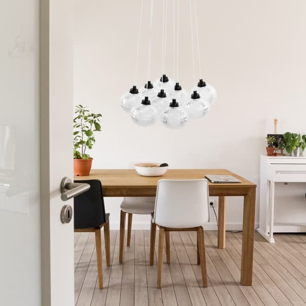 PLAFOND LAMPA TOOLIGHT MS022-9CP SVART