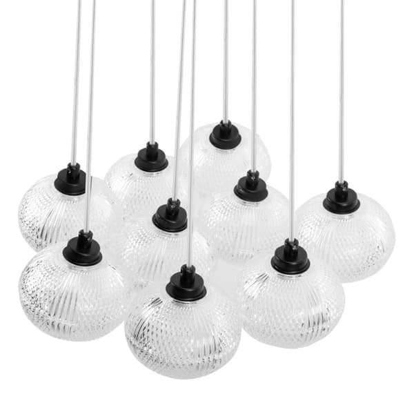 PLAFOND LAMPA TOOLIGHT MS022-9CP SVART