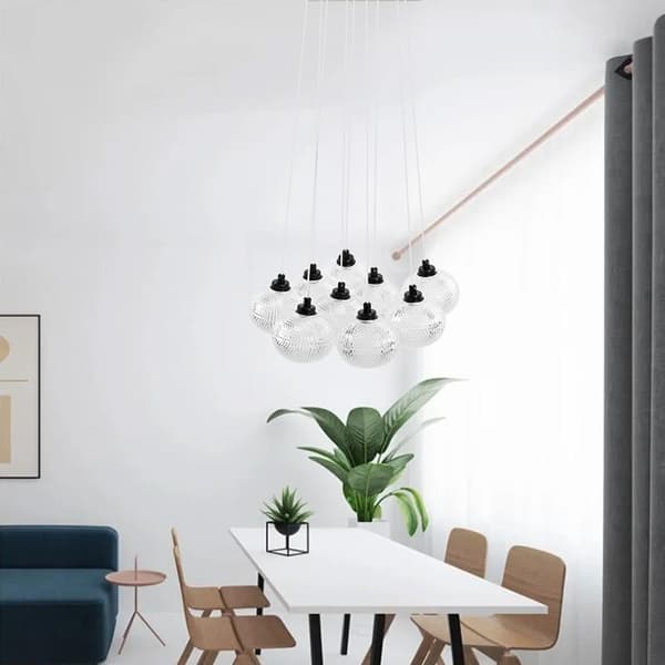PLAFOND LAMPA TOOLIGHT MS022-9CP SVART