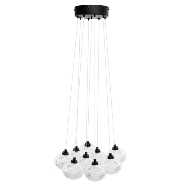 PLAFOND LAMPA TOOLIGHT MS022-9CP SVART