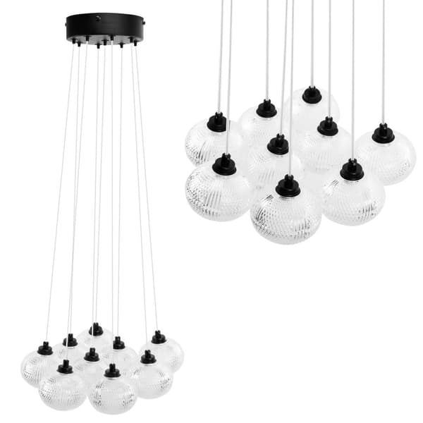 PLAFOND LAMPA TOOLIGHT MS022-9CP SVART