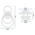 Miniatyrbild 7 av 7: PLAFOND LAMPA TOOLIGHT G003-C GULD