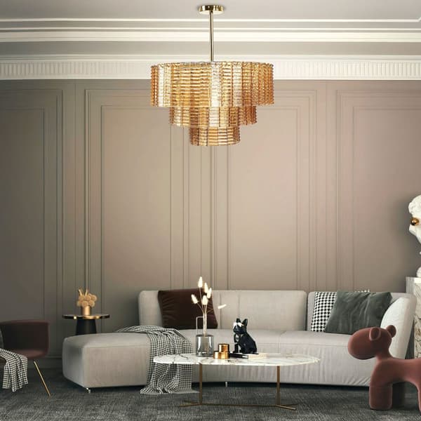 HÄNGANDE TAKLAMPA TOOLIGHT APP1677-8CP BRUN