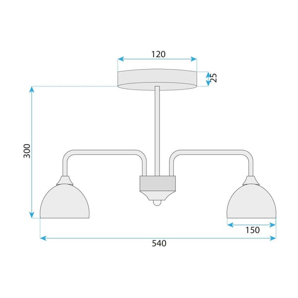 HÄNGANDE TAKLAMPA TOOLIGHT G084-3C SVART GRÅ