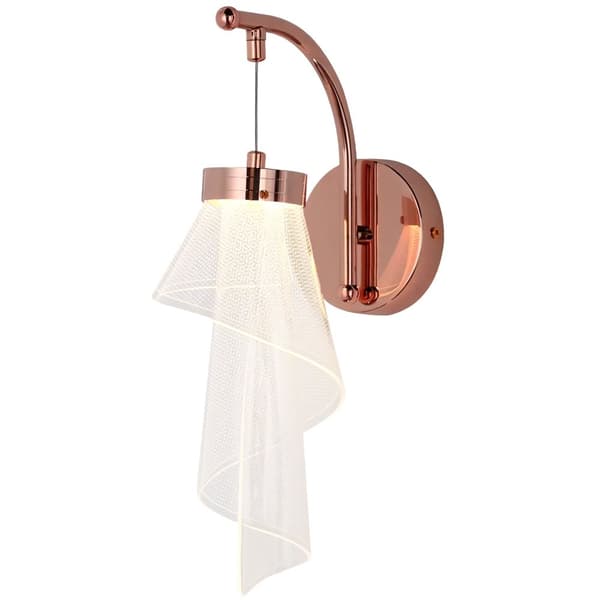 VÄGGLAMPA TOOLIGHT APP1766-1W ROSA GULD