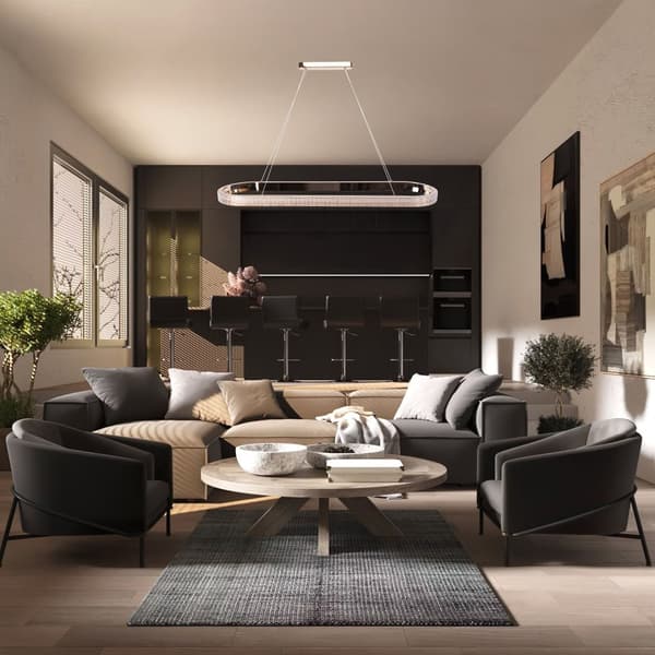 HÄNGANDE TAKLAMPA TOOLIGHT APP1751-CP GULD 90CM