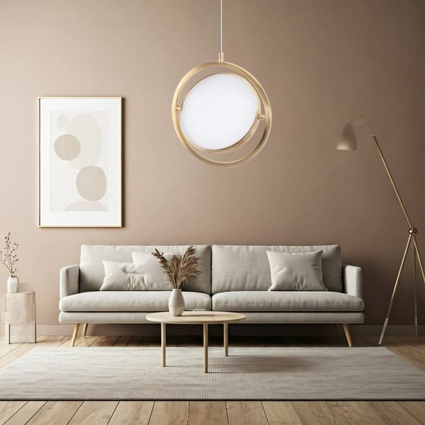 HÄNGANDE TAKLAMPA TOOLIGHT APP1791-CP BORSTA GULD