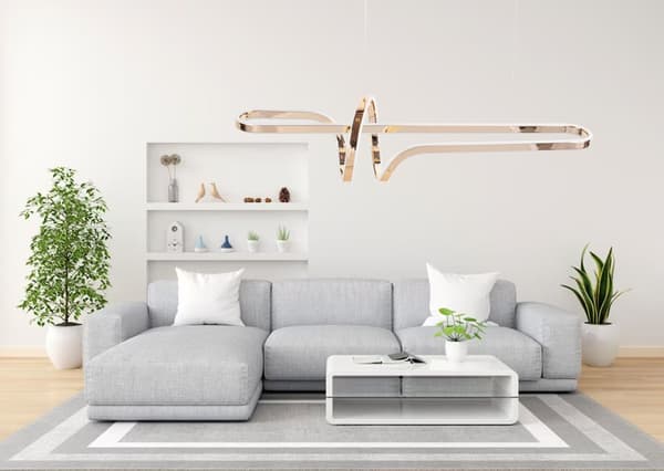 HÄNGANDE TAKLAMPA TOOLIGHT G039-CP GOLD GULD