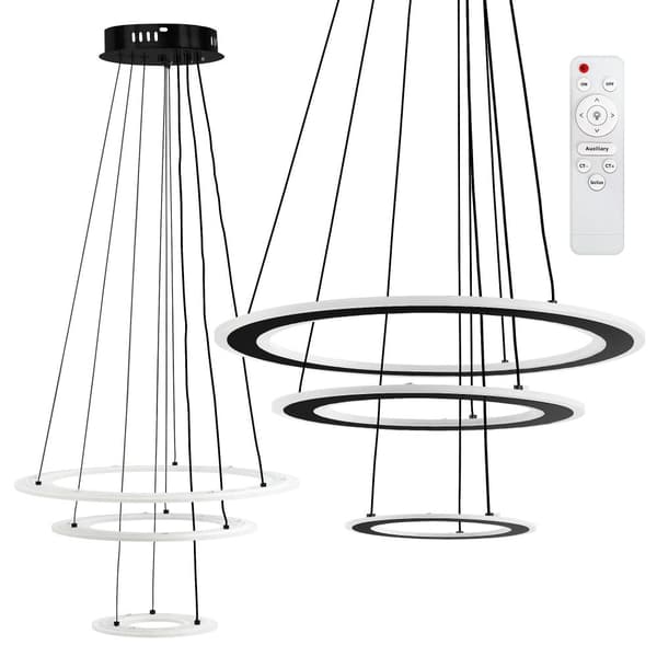 HÄNGANDE TAKLAMPA TOOLIGHT G040-3CP SVART
