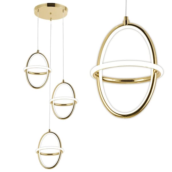 HÄNGANDE TAKLAMPA TOOLIGHT G064-3CPR GULD