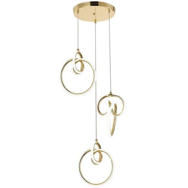 HÄNGANDE TAKLAMPA TOOLIGHT G072-3CPR GULD