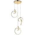 Miniatyrbild 3 av 9: HÄNGANDE TAKLAMPA TOOLIGHT G072-3CPR GULD