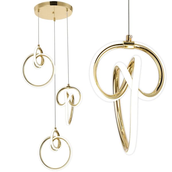 HÄNGANDE TAKLAMPA TOOLIGHT G072-3CPR GULD