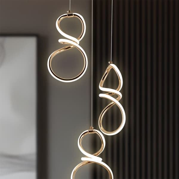 HÄNGANDE TAKLAMPA TOOLIGHT G073-3CPR GULD