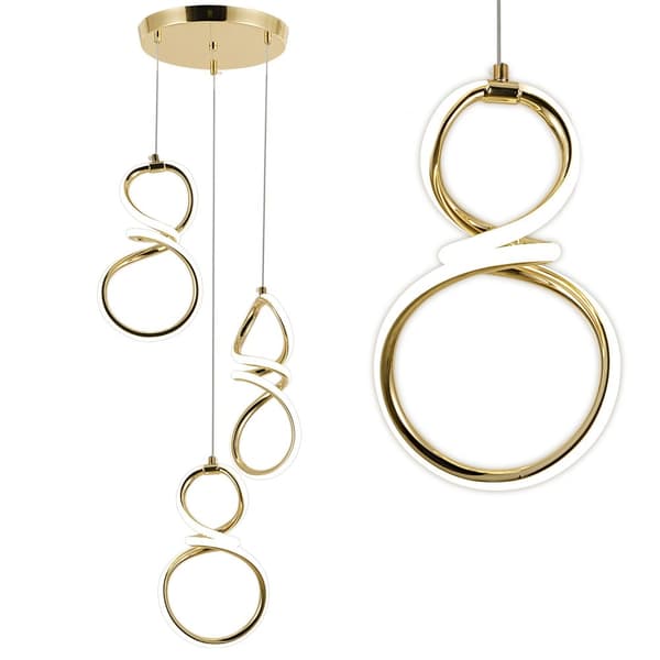 HÄNGANDE TAKLAMPA TOOLIGHT G073-3CPR GULD