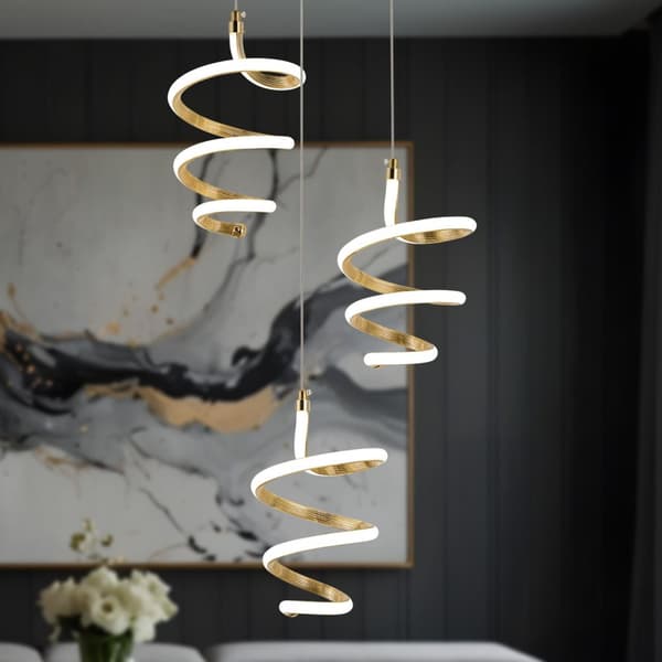 HÄNGANDE TAKLAMPA TOOLIGHT G075-3CPR GULD