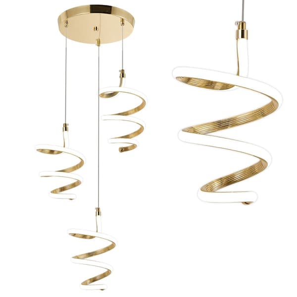HÄNGANDE TAKLAMPA TOOLIGHT G075-3CPR GULD