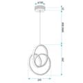 Miniatyrbild 6 av 6: HÄNGANDE TAKLAMPA TOOLIGHT G076-1CP GULD