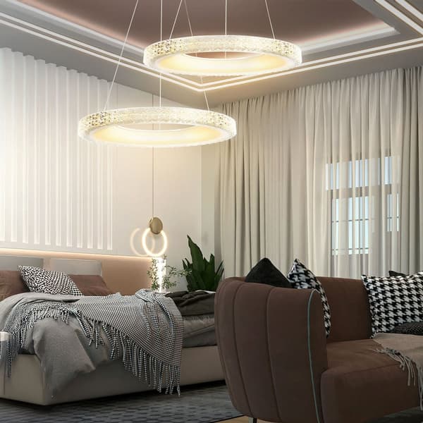 HÄNGANDE TAKLAMPA TOOLIGHT MS002-CP ROSA GULD 60CM