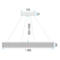 Miniatyrbild 6 av 6: HÄNGANDE TAKLAMPA TOOLIGHT MS004-CP KROM 40CM
