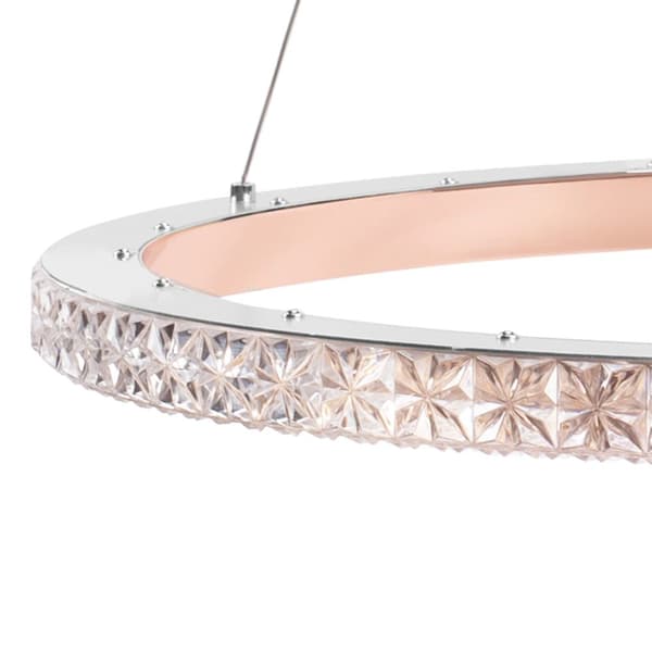 HÄNGANDE TAKLAMPA TOOLIGHT MS009-CP ROSA GULD 59CM