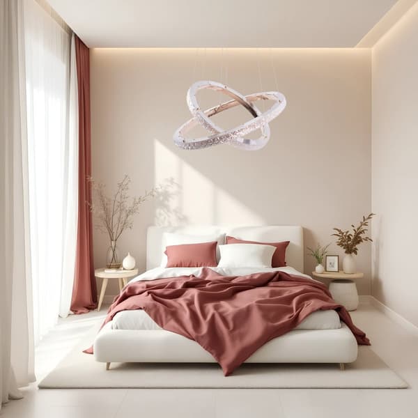 HÄNGANDE TAKLAMPA TOOLIGHT MS011-CP ROSA GULD 59CM