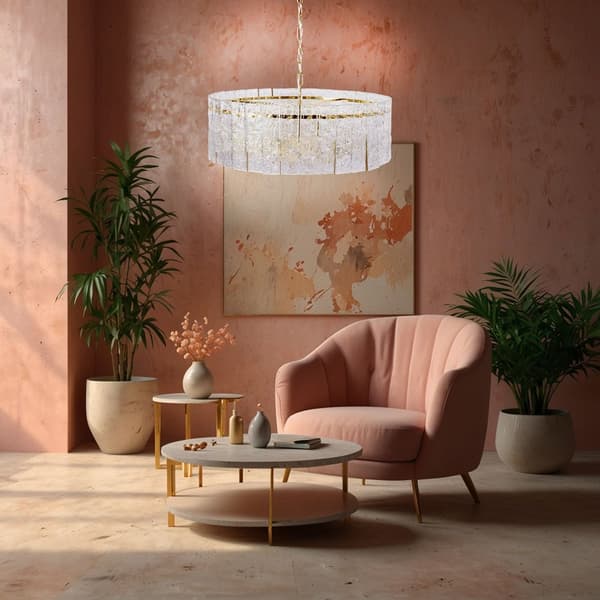 HÄNGANDE TAKLAMPA TOOLIGHT APP1779-CP GULD 60CM